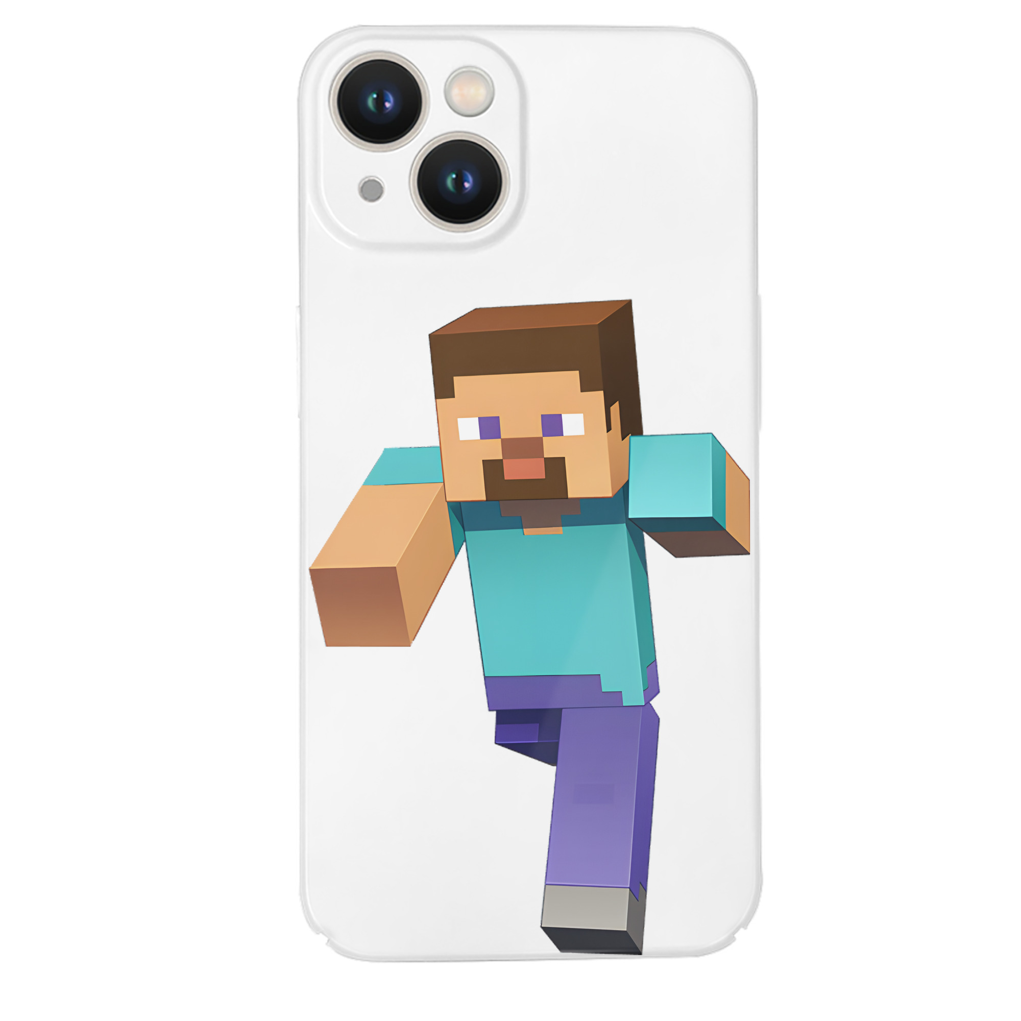 （画像用） マインクラフト ブロックの世界 Minecraft MC Block world 【iPhone 14シリーズ対応】ハードケース